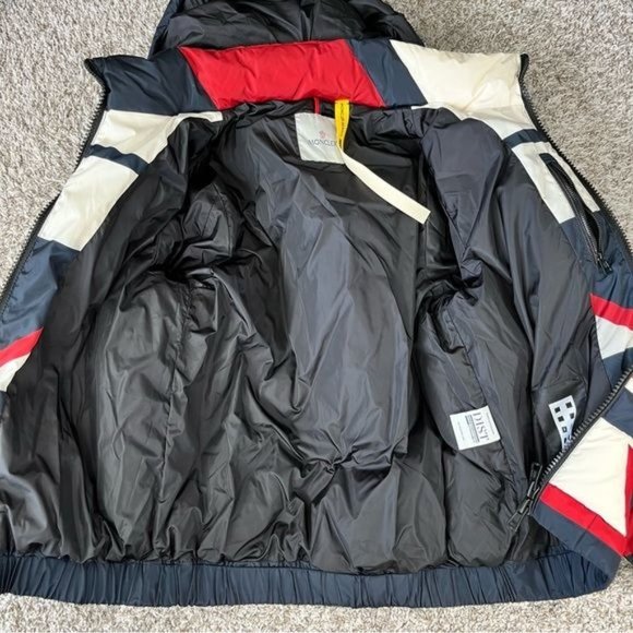 MONCLER GENIUS 5 Moncler Craig Red White & Blue Down Plunger Jacket - Picture 13 of 14